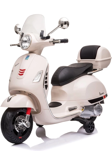 Chipolino elektriska bērnu motocikls Vespa GTS balts