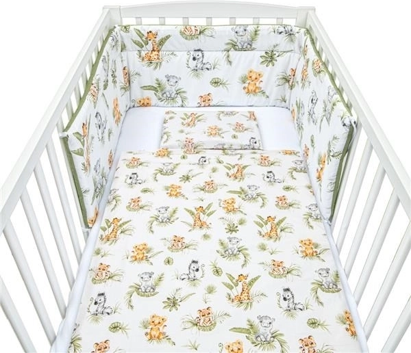 3-piece baby bedding New Baby Jungle 100×135 cm