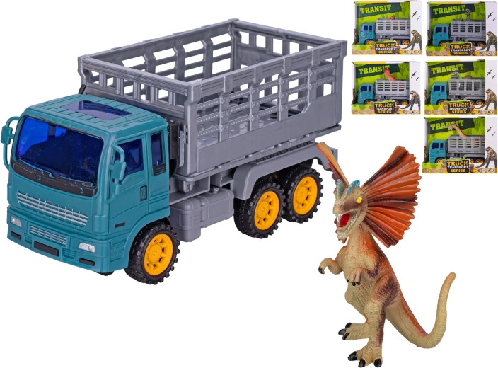 Inerces kravas auto ar dinozaura figūriņu