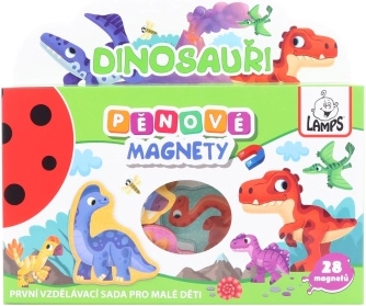 Putas magnēti “Dinozauri” bērniem, 4 mm
