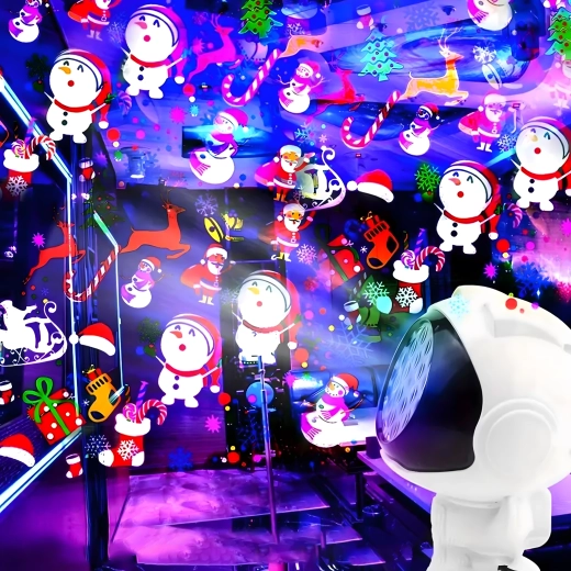 Ziemassvētku projekcija ar 16 motīviem