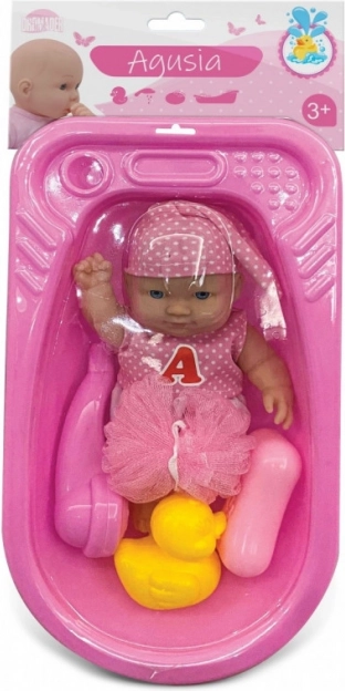 Agusia Doll with Baby Bathtub
