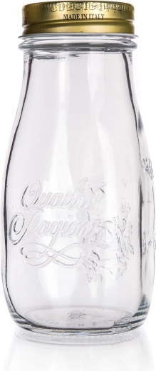 Stikla pudele ar vāciņu 400 ml Quattro Stagioni