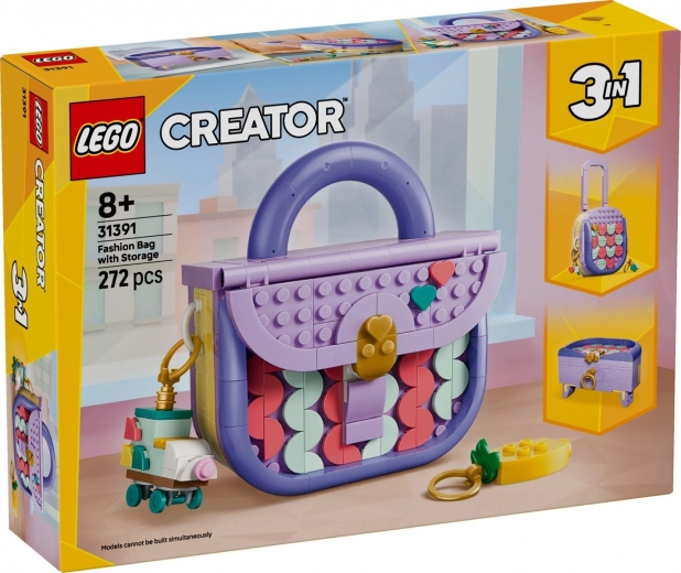 LEGO Creator 3-in-1 Fashion Handbag with Storage Compartment