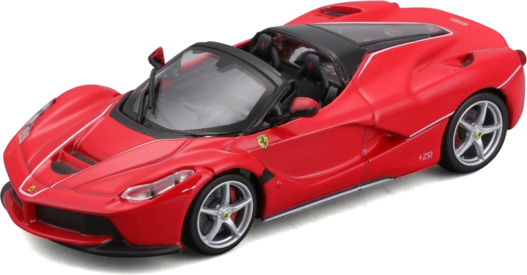 Bburago metāla auto modelis 1:43 Ferrari LaFerrari Aperta – Sarkana