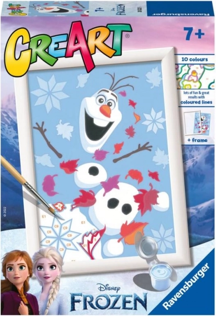 CreArt Disney Ledus karaliene – smaidīgais Olafs