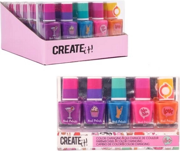 Create It! krāsu mainoša nagu laka