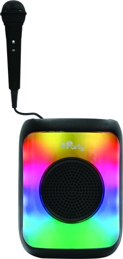 Karaoke izklaide ar mikrofonu