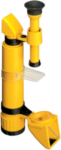 Microscope and pull-out periscope
