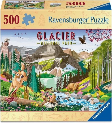 Ravensburger puzle Nacionālais parks: Ledājs, 500 gabaliņi