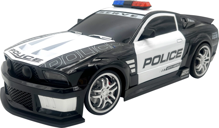 Tālvadības pults policijas auto City Hero 32 cm