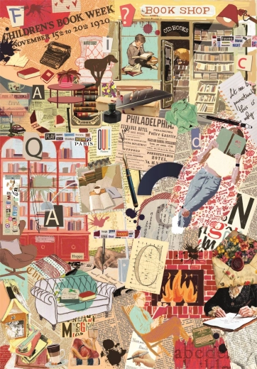 Puzzle Clementoni More is More: Books and Writing 1000 pieces