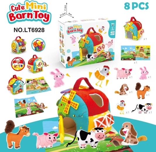 Plush farm with accessories