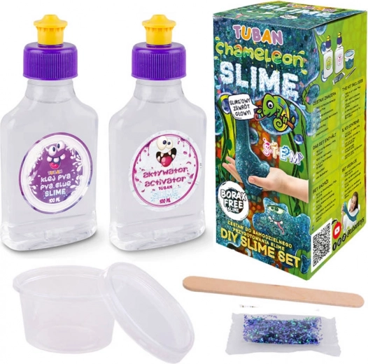 TUBAN Super Slime Kameleons – radošs komplekts gļotu pagatavošanai