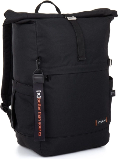 Melna rolltop mugursoma Topgal X Ezra
