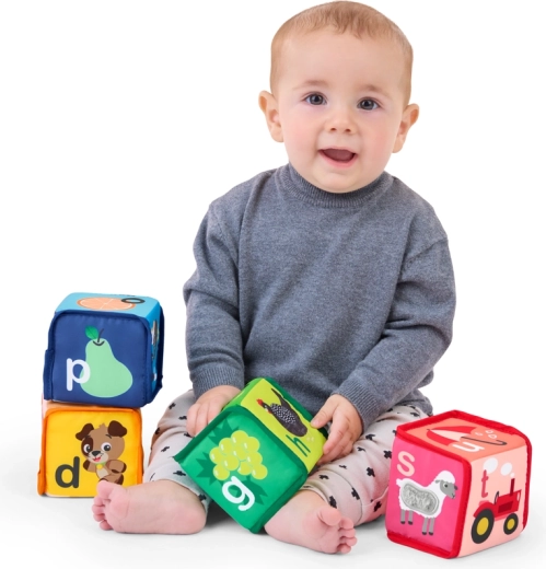 Learning the alphabet, colors, and animals