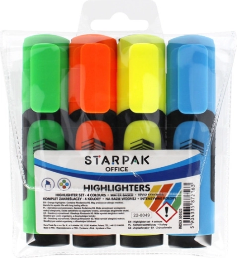 STARPak marķieru komplekts 4 krāsās