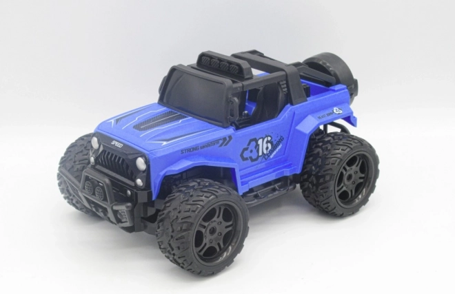 RC auto 1:16 sarkans bezceļu