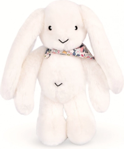 Doudou plīša trusītis ar lakatiņu, balts 35 cm