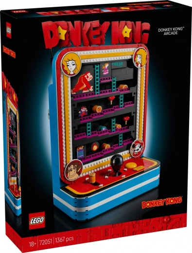 LEGO Super Mario retro arkādes spēļu automāts Donkey Kong