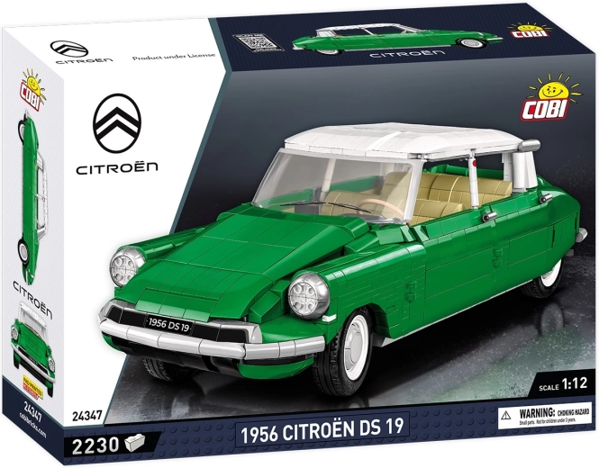 Cobi 1956 Citroën DS 19 konstruktors 1:12 (2230 detaļas)