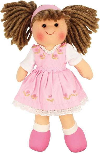 Lupatu lelle Rose no Bigjigs Toys 28 cm