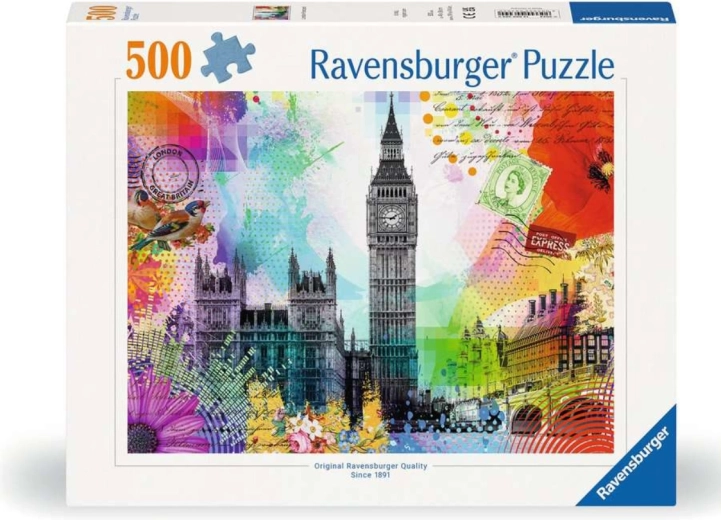 Ravensburger puzzle London Postcard, 500 pieces
