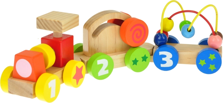 Bead maze for fine motor skills