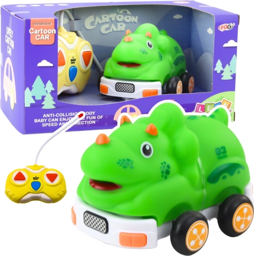Bērnu ar spoguļvadību vadāma mašīnīte Dino