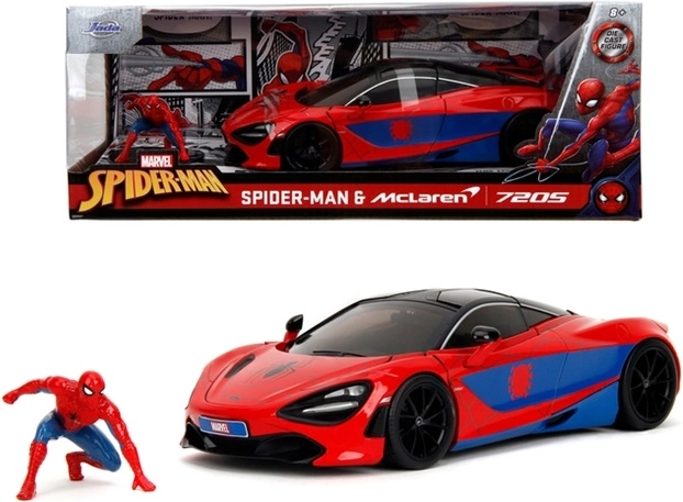 JADA Spider-Man McLaren 1:24 ar figūriņu