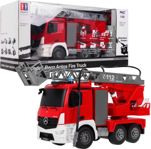 RC Mercedes-Benz Antos Fire Truck 1:20 Double E