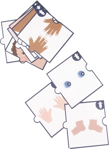 Rubens Barn Baby Body Parts Learning Set – Educational Cards for Kids