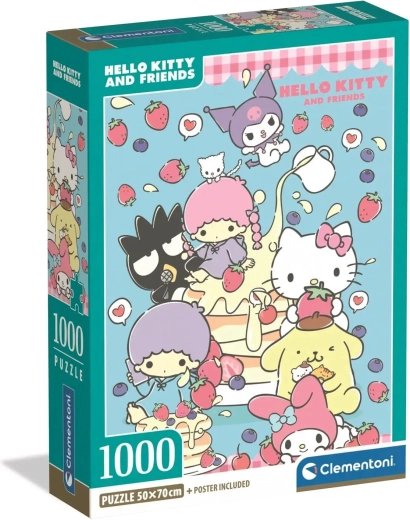 Clementoni puzle Hello Kitty un draugi 1000 gabaliņu