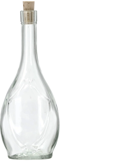 Stikla pudele Ikona 500 ml ar korķa aizbāzni