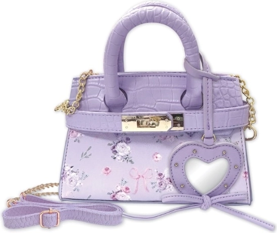 Hot Focus purple strap pouch with buckle