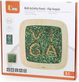 Wooden Wall-Mounted Sequin Game