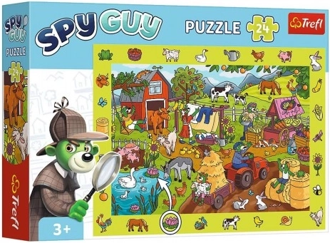 Observation Puzzle SPY GUY – Farm, 24 Pieces