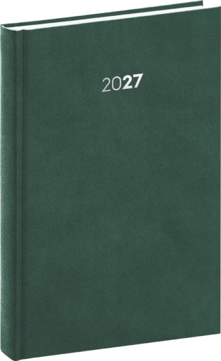 Notique dienas plānotājs Balakon 2027 zaļš 15 × 21 cm