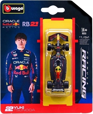 Bburago F1 modelis 1:64 Oracle Red Bull Racing RB21 2025 – Yuki Tsunoda