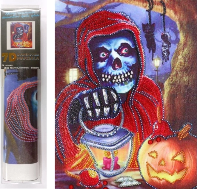 7D dimanta gleznošana Halloween 30 × 40 cm