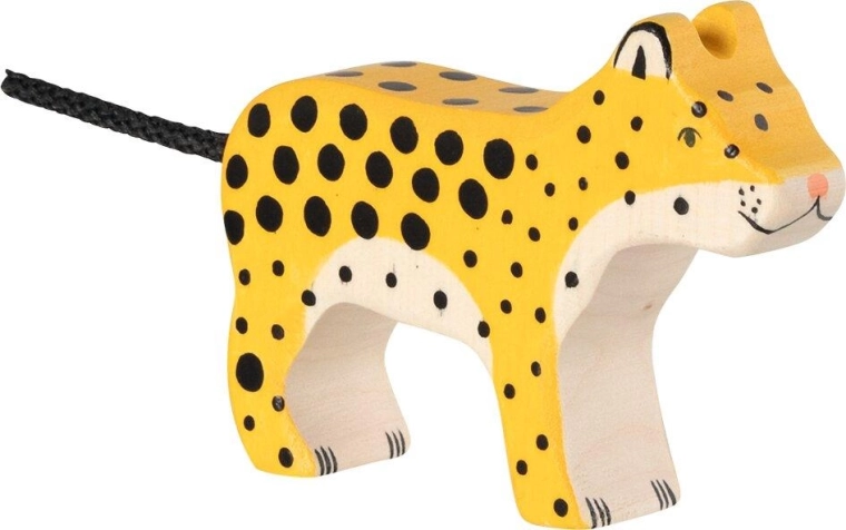 Holztiger mazais leopards - 1 gabals