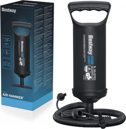 Bestway rokas virzuļpumpis ar 3 uzgaļiem