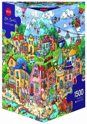 Puzle HEYE Happytown 1500 gabali