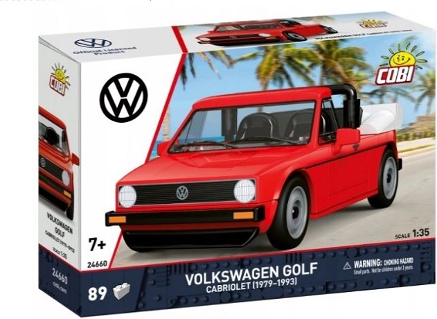 COBI Volkswagen Golf Cabriolet 1979–1993 building set 1:35 (89 pieces)