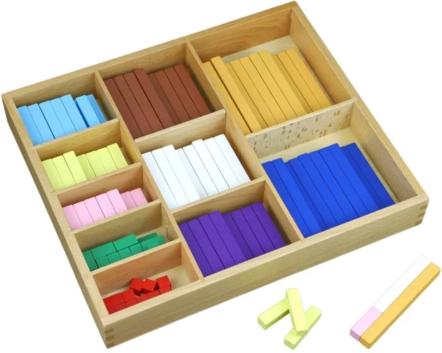 Moyo Montessori krāsaini skaitīšanas kociņi