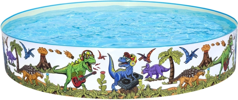 Rotaļīgs dizains ar dinozauriem