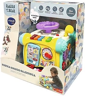 VTech mazā braucēja klucis – interaktīvs klucis ar mašīnīti BOBASKI I MIŚ
