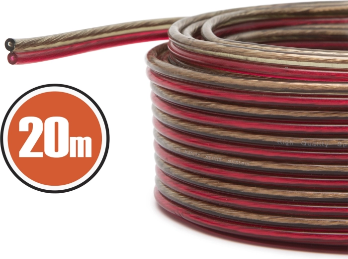OXIGEN FREE Speaker Cable 2 × 0.50 mm², 20 m