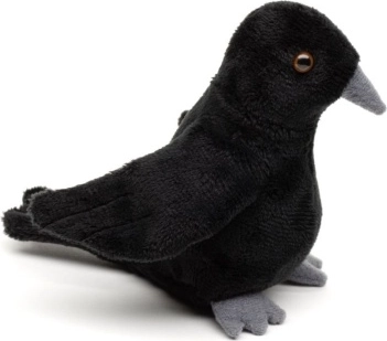 Plīša krauklis 12 cm, videi draudzīgs