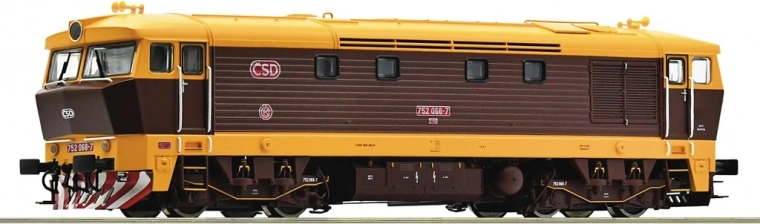 Roco dīzeļlokomotīve ČSD/ČD Bardotka 752 068-7 H0